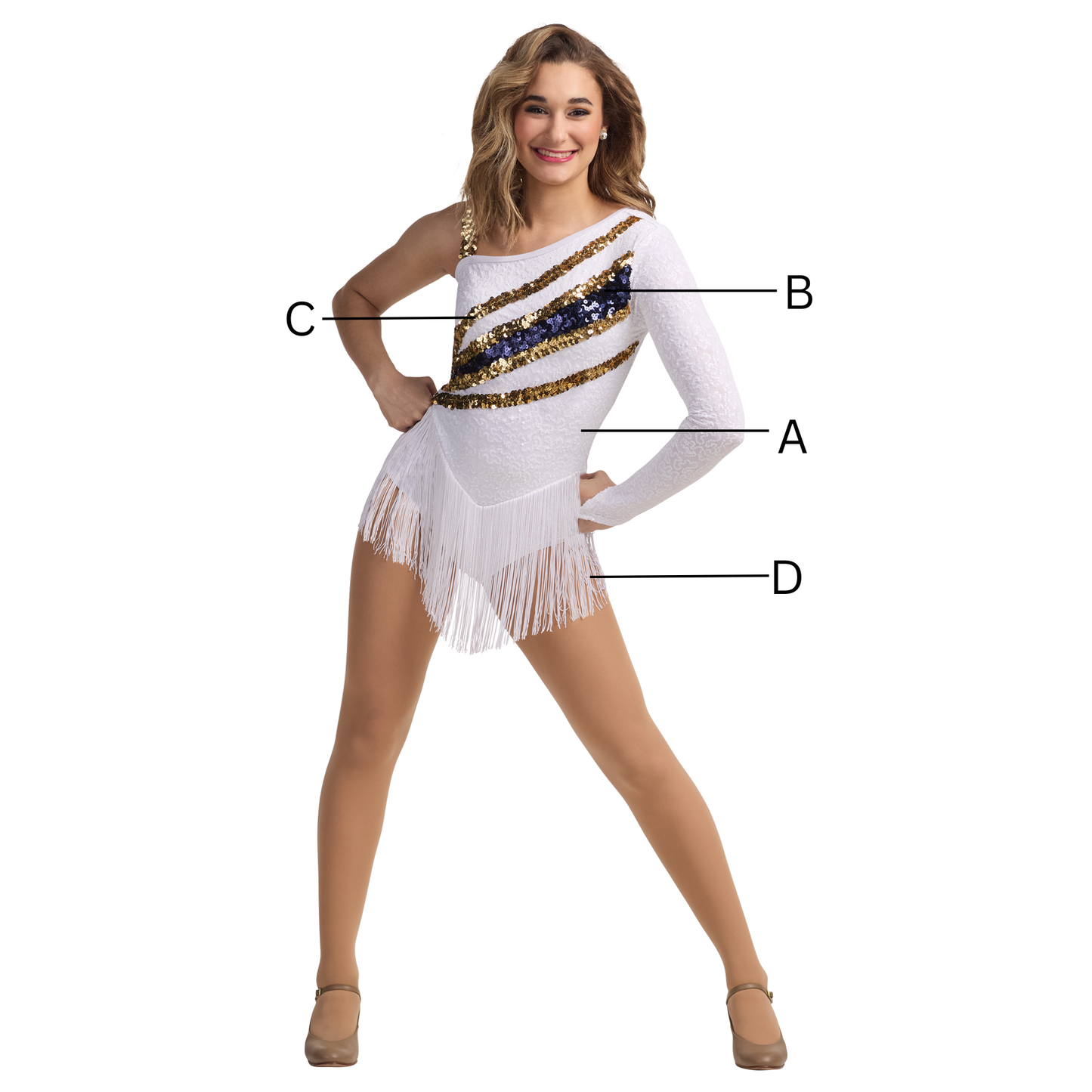 Encore Leotard w/ Fringe