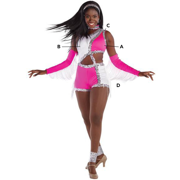 Coral Boycut Leotard