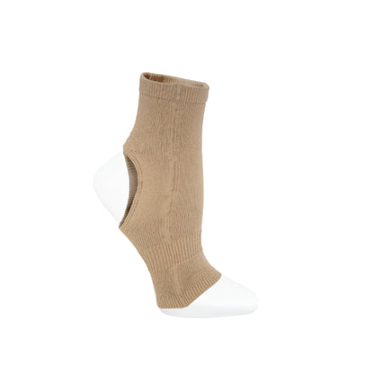 For barefoot activities or can be worn IN any 
shoe. This versatile Shock is so much more than a brace from your local pharmacy, you 
will love all the ways you can wear it while reducing pain and fatigue doing what you 
love longer & stronger! Open Ball of the foot and heel allows for “feet toughening” bare in nude, pink, or black