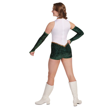 Spiked Boycut Leotard