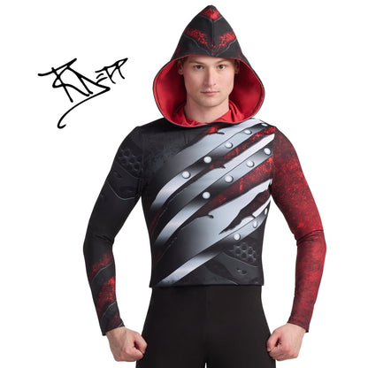 Print-n-Go! Long Sleeve Hooded Performance Top
