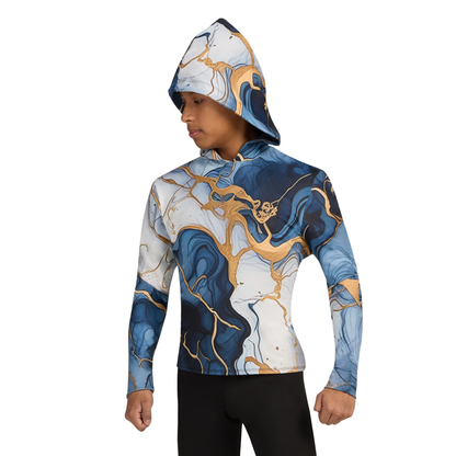 Print-n-Go! Long Sleeve Hooded Performance Top