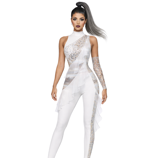 Bargain Boutique - Female Jumpsuit with Ruffles