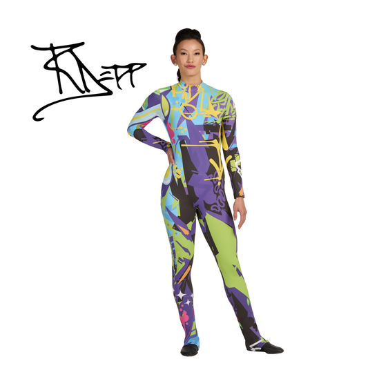 Print-n-Go! Long Sleeve Jumpsuit