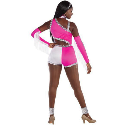 Coral Boycut Leotard