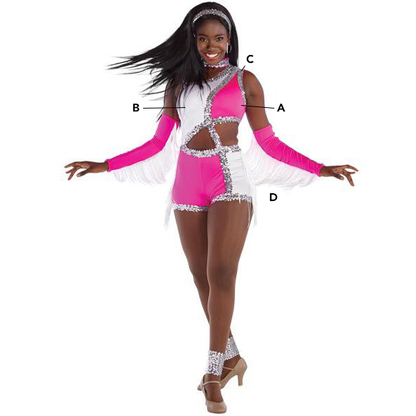 Coral Boycut Leotard