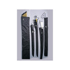 Black 48‑inch single rifle case made from heavy-duty nylon, featuring dual grab handles, adjustable padded shoulder strap, full-length zipper, and reinforced end caps—designed to securely carry one rifle